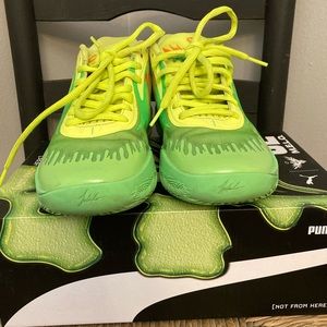 EUC Puma MB.02 LaMelo Ball Nickelodeon Slime sneakers 👟 Size 5